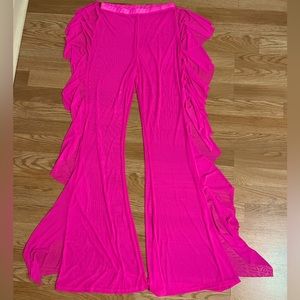 Hot Pink Sheer Pants